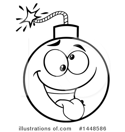 Royalty-Free (RF) Bomb Clipart Illustration by Hit Toon - Stock Sample #1448586