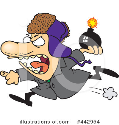 Terrorist Clipart #442954 by toonaday