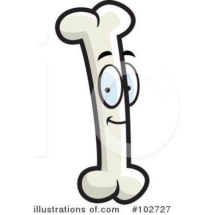 Bone Character Clipart #102727 by Cory Thoman