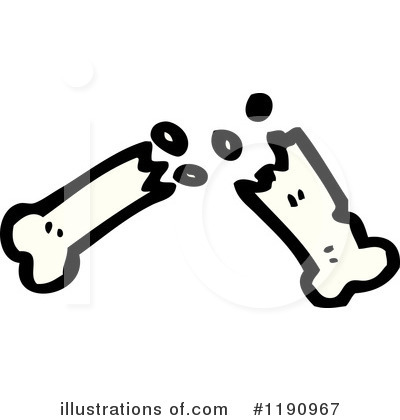 Royalty-Free (RF) Bone Clipart Illustration by lineartestpilot - Stock Sample #1190967