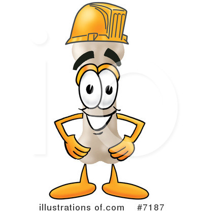 Royalty-Free (RF) Bone Clipart Illustration by Mascot Junction - Stock Sample #7187