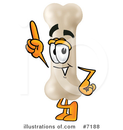 Bone Clipart #7188 by Mascot Junction