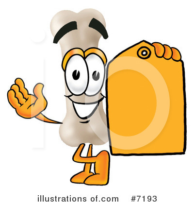 Royalty-Free (RF) Bone Clipart Illustration by Mascot Junction - Stock Sample #7193