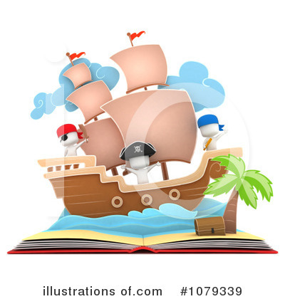 Royalty-Free (RF) Book Clipart Illustration by BNP Design Studio - Stock Sample #1079339
