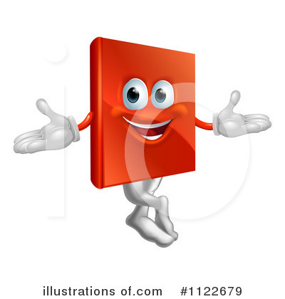 Book Mascot Clipart #1122679 by AtStockIllustration