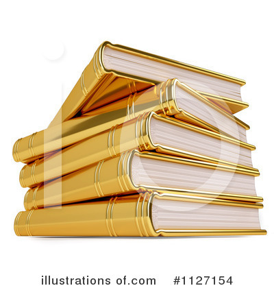 Books Clipart #1127154 by Leo Blanchette