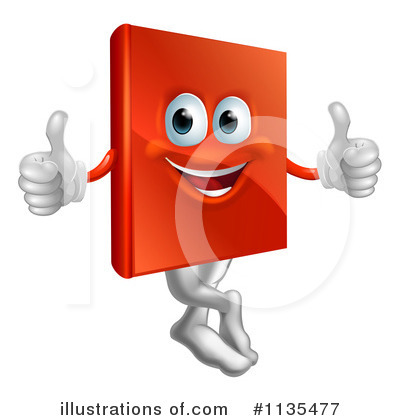 Book Mascot Clipart #1135477 by AtStockIllustration