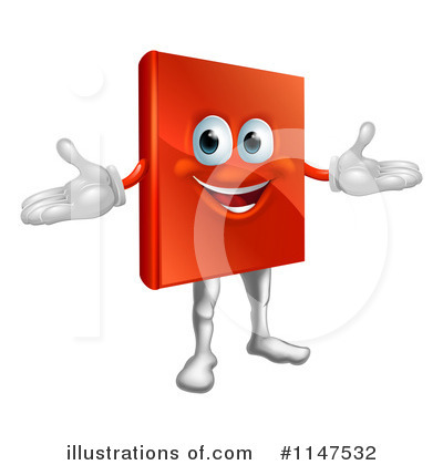 Book Mascot Clipart #1147532 by AtStockIllustration