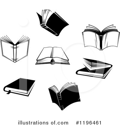 Royalty-Free (RF) Book Clipart Illustration by Vector Tradition SM - Stock Sample #1196461