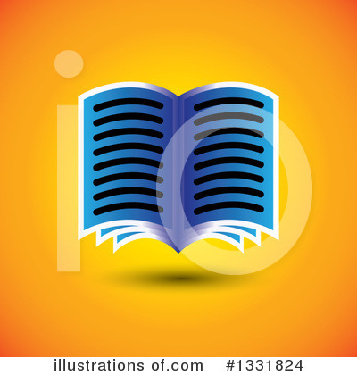 Royalty-Free (RF) Book Clipart Illustration by ColorMagic - Stock Sample #1331824
