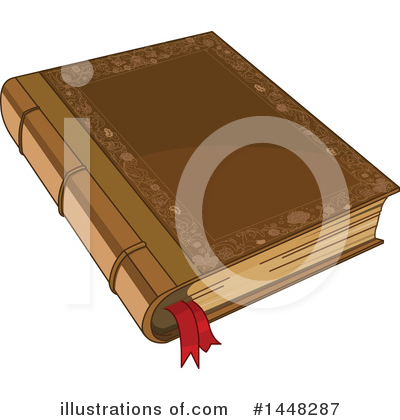 Royalty-Free (RF) Book Clipart Illustration by Pushkin - Stock Sample #1448287