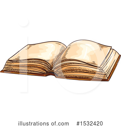 Royalty-Free (RF) Book Clipart Illustration by Vector Tradition SM - Stock Sample #1532420