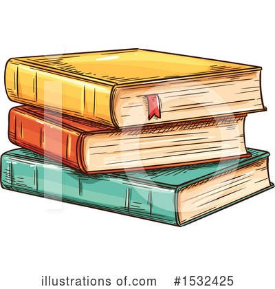 Royalty-Free (RF) Book Clipart Illustration by Vector Tradition SM - Stock Sample #1532425