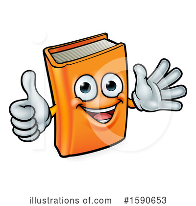 Book Character Clipart #1590653 by AtStockIllustration