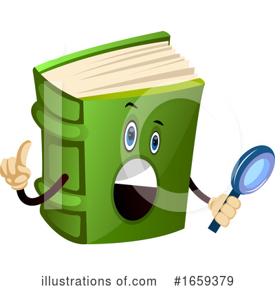 Book Mascot Clipart #1659379 by Morphart Creations
