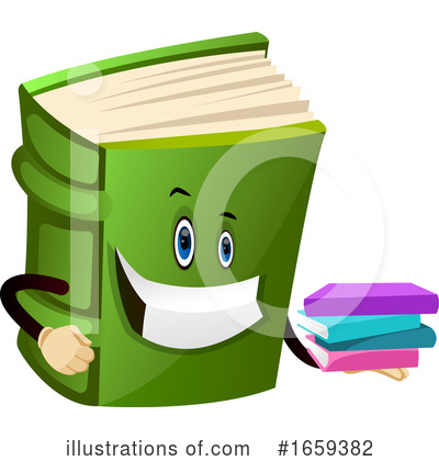 Book Mascot Clipart #1659382 by Morphart Creations