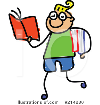 Royalty-Free (RF) Book Clipart Illustration by Prawny - Stock Sample #214280