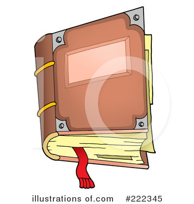 Royalty-Free (RF) Book Clipart Illustration by visekart - Stock Sample #222345