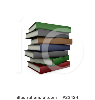 Royalty-Free (RF) Book Clipart Illustration by KJ Pargeter - Stock Sample #22424