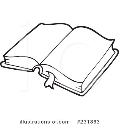 Royalty-Free (RF) Book Clipart Illustration by visekart - Stock Sample #231363