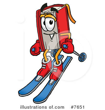 Royalty-Free (RF) Book Clipart Illustration by Mascot Junction - Stock Sample #7651