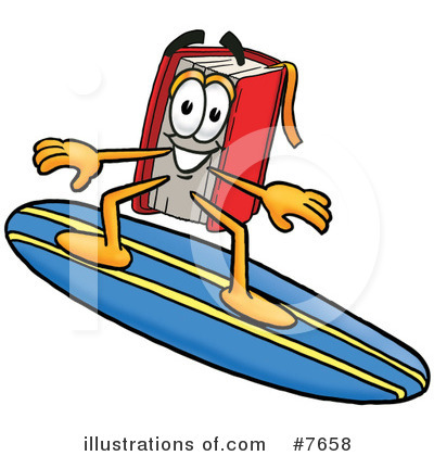 Royalty-Free (RF) Book Clipart Illustration by Mascot Junction - Stock Sample #7658