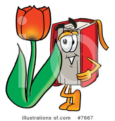 Royalty-Free (RF) Book Clipart Illustration by Mascot Junction - Stock Sample #7667