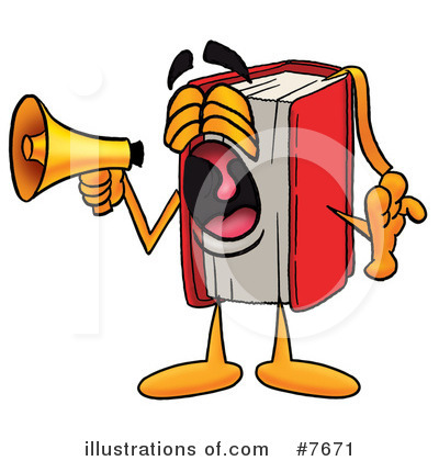 Royalty-Free (RF) Book Clipart Illustration by Mascot Junction - Stock Sample #7671