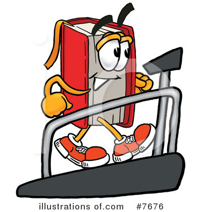 Royalty-Free (RF) Book Clipart Illustration by Mascot Junction - Stock Sample #7676