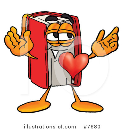 Royalty-Free (RF) Book Clipart Illustration by Mascot Junction - Stock Sample #7680