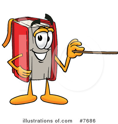 Royalty-Free (RF) Book Clipart Illustration by Mascot Junction - Stock Sample #7686