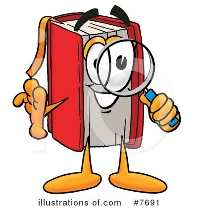 Royalty-Free (RF) Book Clipart Illustration by Mascot Junction - Stock Sample #7691