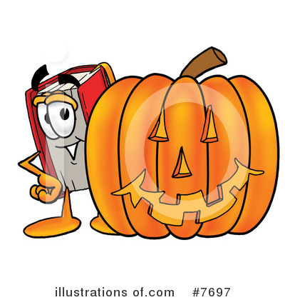 Red Book Clipart #7697 by Mascot Junction
