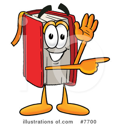 Red Book Clipart #7700 by Mascot Junction