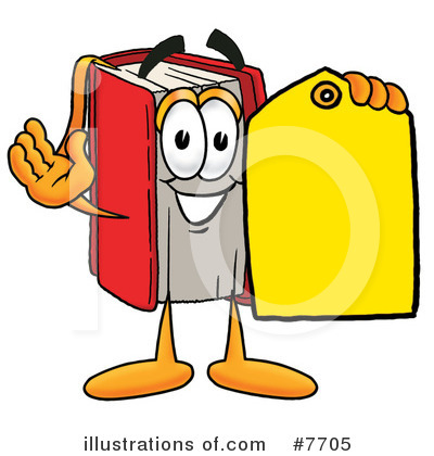 Red Book Clipart #7705 by Mascot Junction