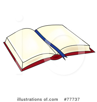 Royalty-Free (RF) Book Clipart Illustration by Pams Clipart - Stock Sample #77737