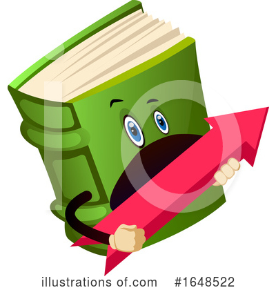 Royalty-Free (RF) Book Mascot Clipart Illustration by Morphart Creations - Stock Sample #1648522