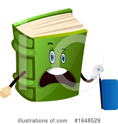 Royalty-Free (RF) Book Mascot Clipart Illustration by Morphart Creations - Stock Sample #1648529