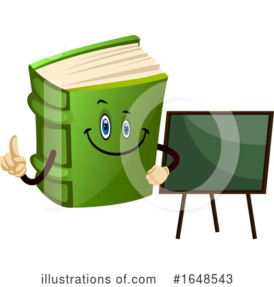 Royalty-Free (RF) Book Mascot Clipart Illustration by Morphart Creations - Stock Sample #1648543