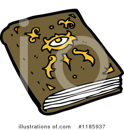 Book Of Spells Clipart #1185937 by lineartestpilot