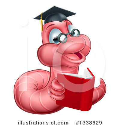 Royalty-Free (RF) Book Worm Clipart Illustration by AtStockIllustration - Stock Sample #1333629