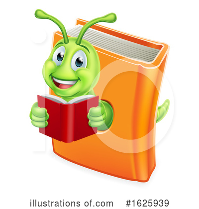 Royalty-Free (RF) Book Worm Clipart Illustration by AtStockIllustration - Stock Sample #1625939