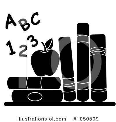 Royalty-Free (RF) Books Clipart Illustration by Pams Clipart - Stock Sample #1050599