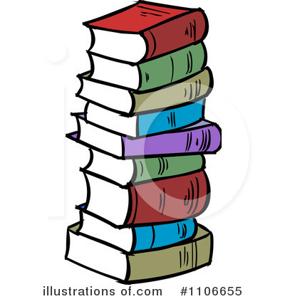Royalty-Free (RF) Books Clipart Illustration by Cartoon Solutions - Stock Sample #1106655
