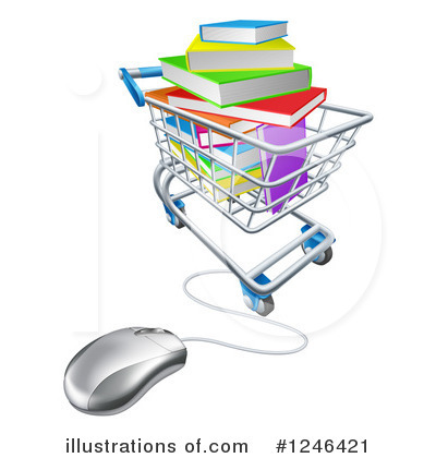 Shopping Cart Clipart #1246421 by AtStockIllustration