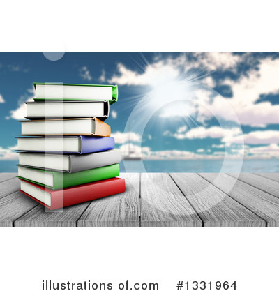 Royalty-Free (RF) Books Clipart Illustration by KJ Pargeter - Stock Sample #1331964