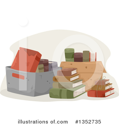 Royalty-Free (RF) Books Clipart Illustration by BNP Design Studio - Stock Sample #1352735
