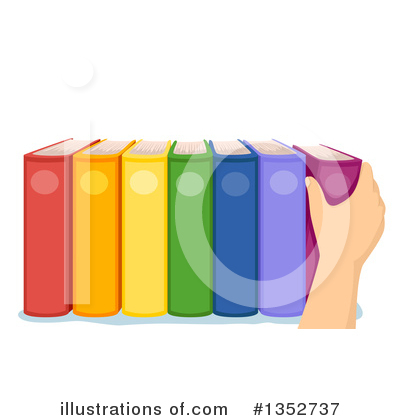 Royalty-Free (RF) Books Clipart Illustration by BNP Design Studio - Stock Sample #1352737