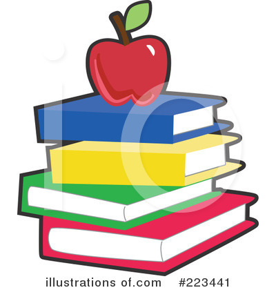 Royalty-Free (RF) Books Clipart Illustration by peachidesigns - Stock Sample #223441