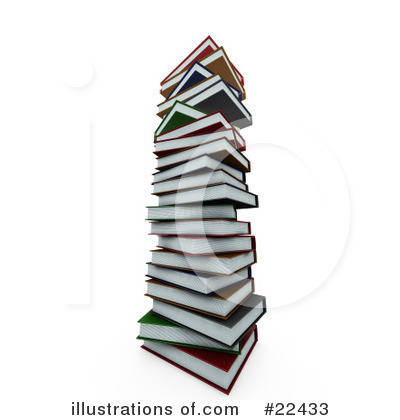 Royalty-Free (RF) Books Clipart Illustration by KJ Pargeter - Stock Sample #22433